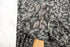 Gray Abstract Floral Burnout Knit Jersey Fabric Remnant 2.75 yards